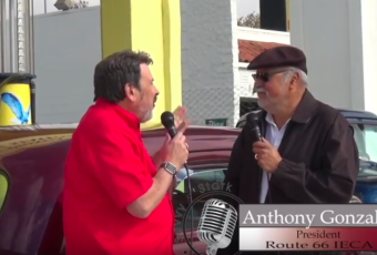 Ron Stark is on location at the historic restored Cucamonga Service Station