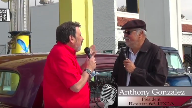 Ron Stark is on location at the historic restored Cucamonga Service Station