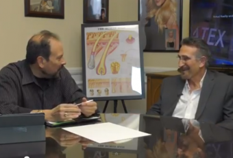 Ron Stark with Nick Karagozian, Founder of Dermatex